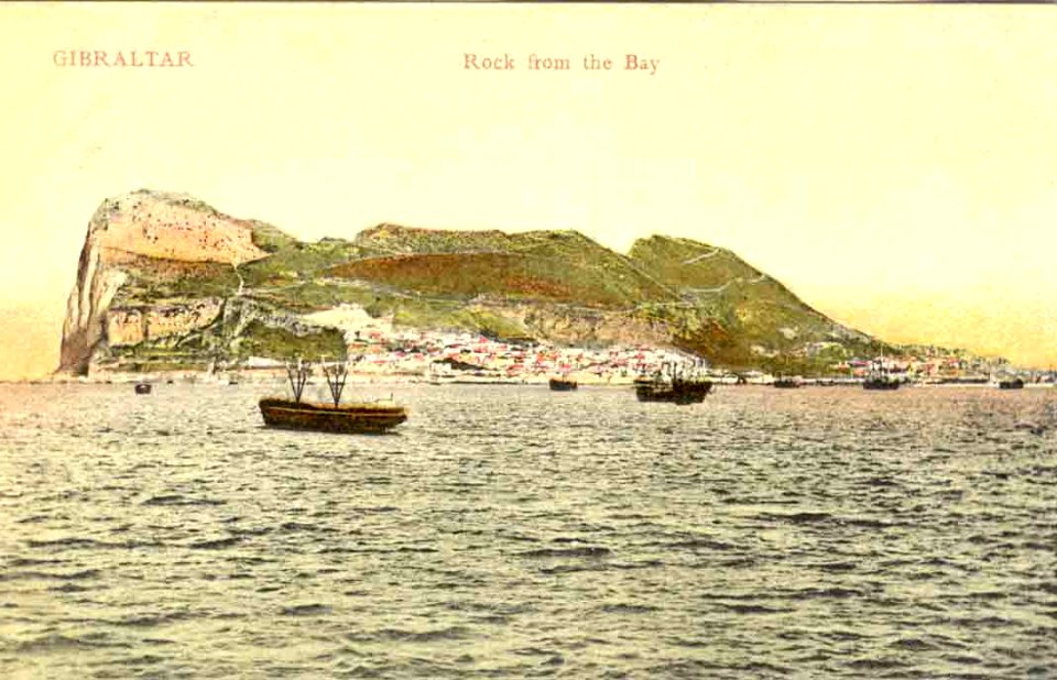 Rock of Gibraltar from the Bay