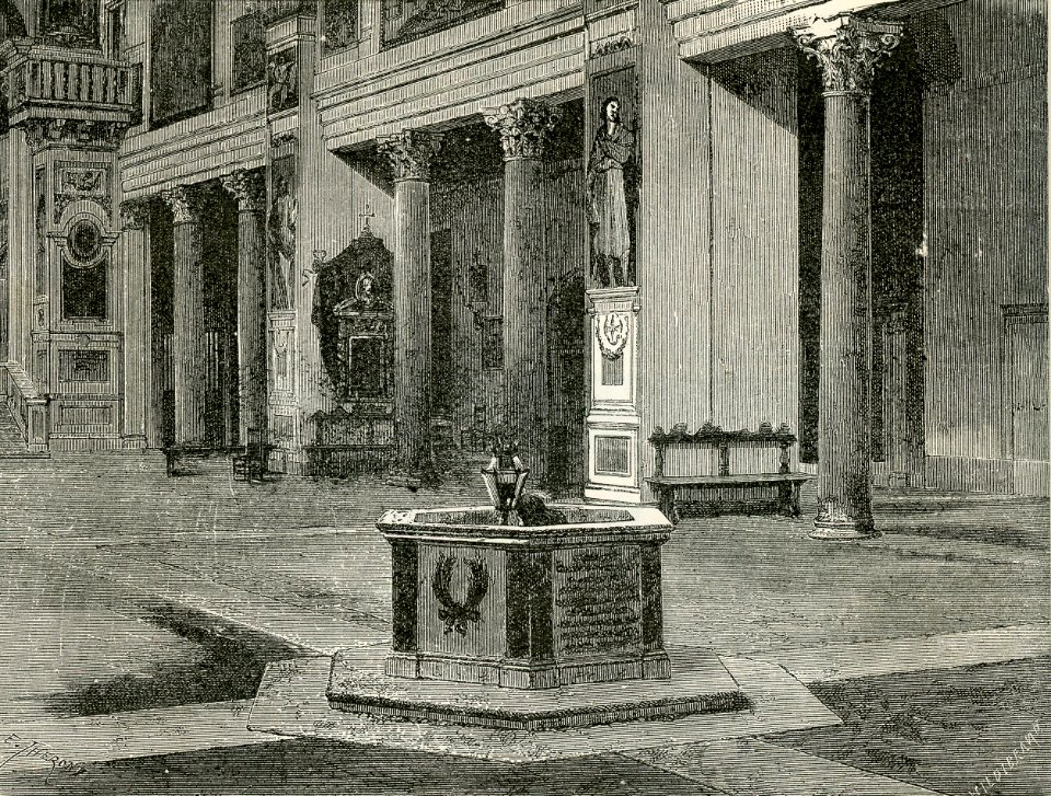 Roma interno e pluteo della chiesa di Santa Prassede