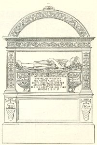 Roma monumento a Marcantonio Albertoni nella chiesa di S Maria del Popolo