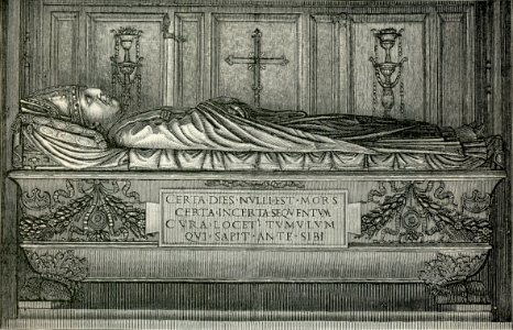 Roma Sarcofago di Diego de Valdes nella chiesa di S Maria di Monserrato