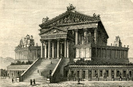 Roma Tempio di Giove Capitolino ricostruito