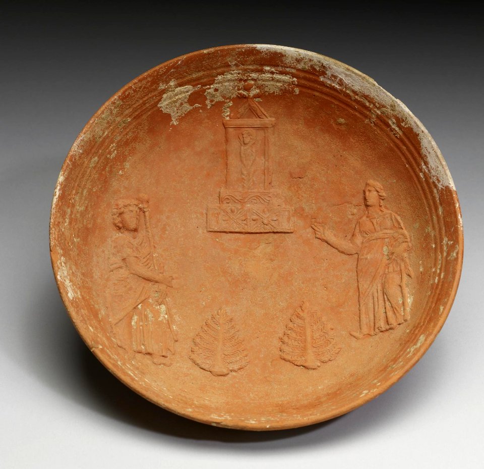 Roman - Bowl with Raising of Lazarus - Walters 482632 - Interior