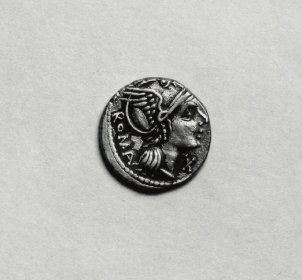 Roman - Coin with Denarius with Roma - Walters 59763
