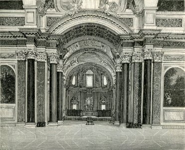 Roma interno della chiesa di Santa Maria degli Angeli
