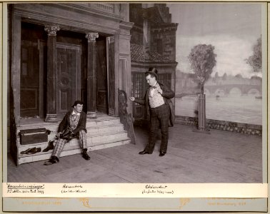 Rocamboles arfvingar, Södra teatern 1899. Föreställningsbild - SMV - H11 011