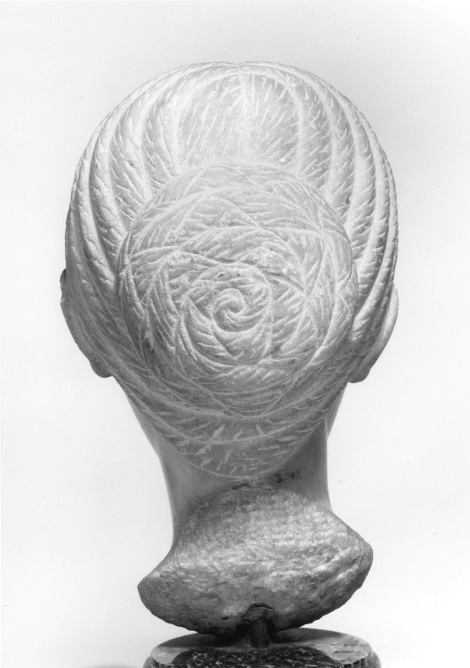 Roman - Head of a Woman - Walters 23143 - Back