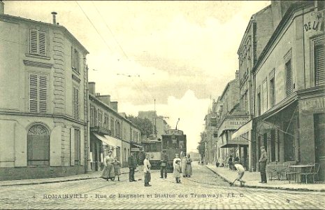 Romainville.Rue de Bagnolet
