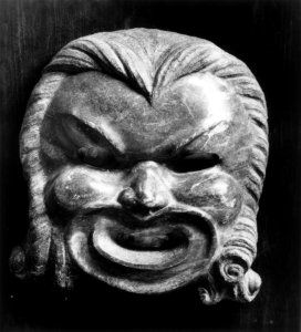 Roman - Antefix in the Form of a Theatrical Mask - Walters 23202