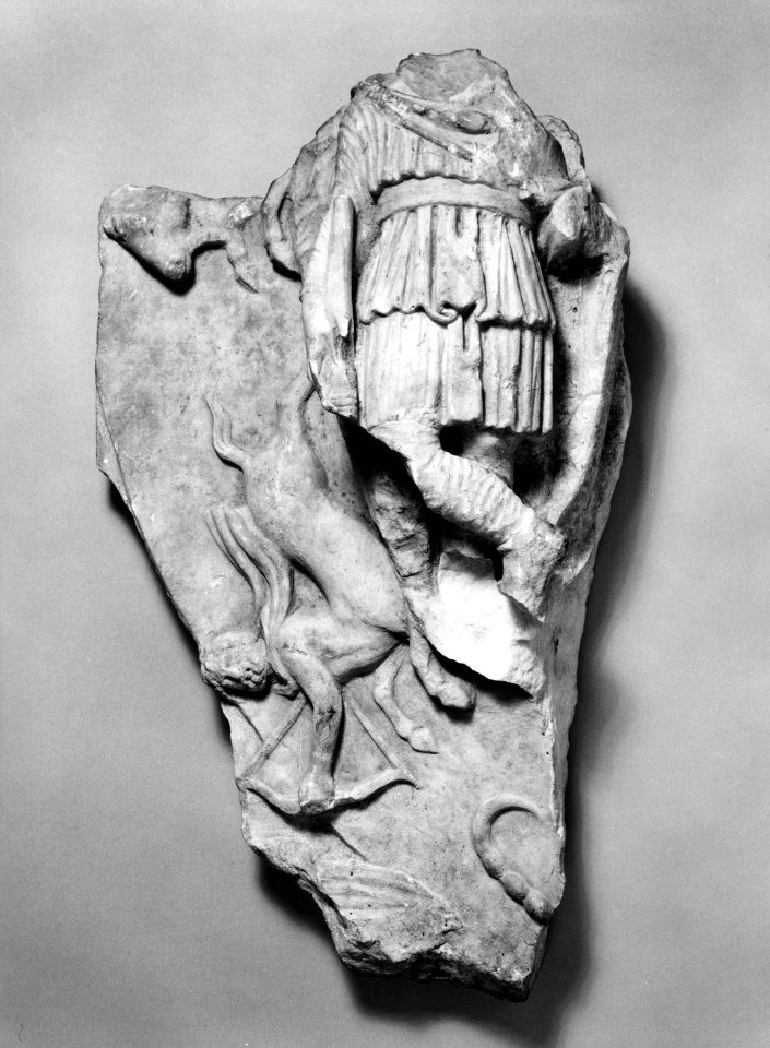 Roman - Attendant of Mithras with Signs of the Zodiac - Walters 23238