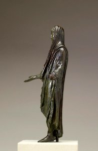Roman - Genius Wearing a Toga - Walters 542329 - Left Side