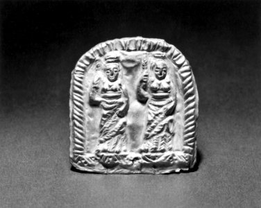 Roman - Plaque with Two Women - Walters 57530