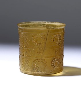Roman - Glass Cup with Wreaths - Walters 4755 - Side C