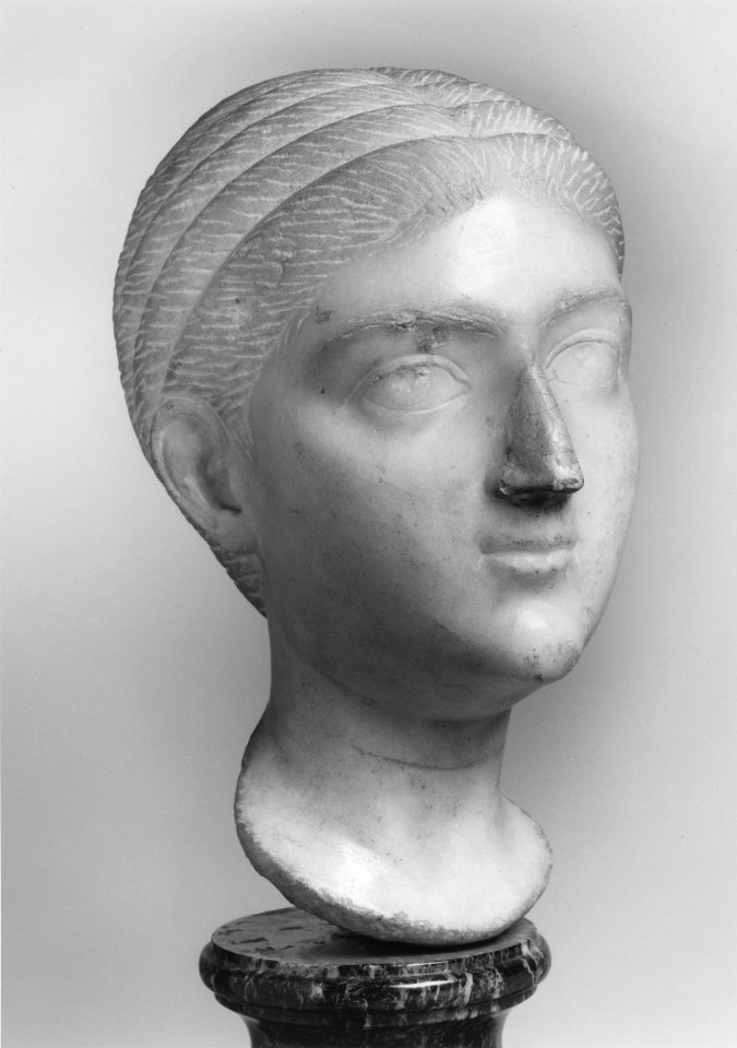 Roman - Head of a Woman - Walters 23143 - Three Quarter