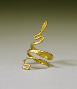 Roman - Roman Snake Ring - Walters 572163 - Three Quarter photo