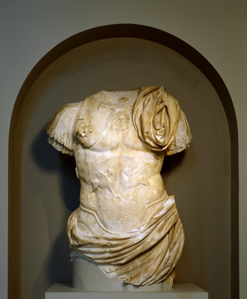 Roman - Torso of Emperor in Armor - Walters 2380