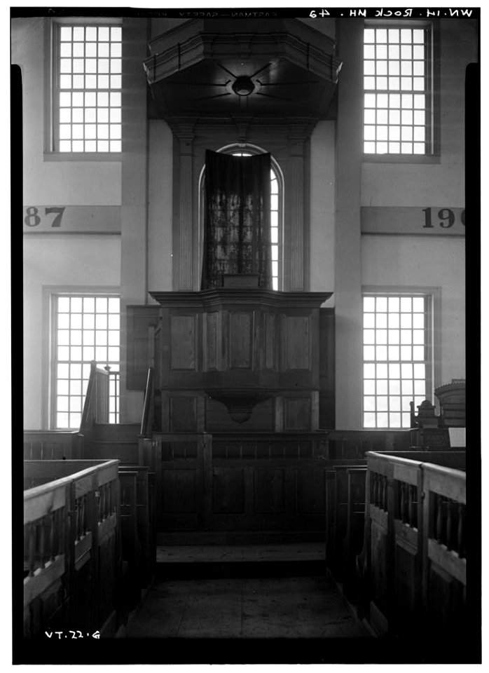 Rockingham Meetinghouse HABS VT,13-ROCHA,1-7