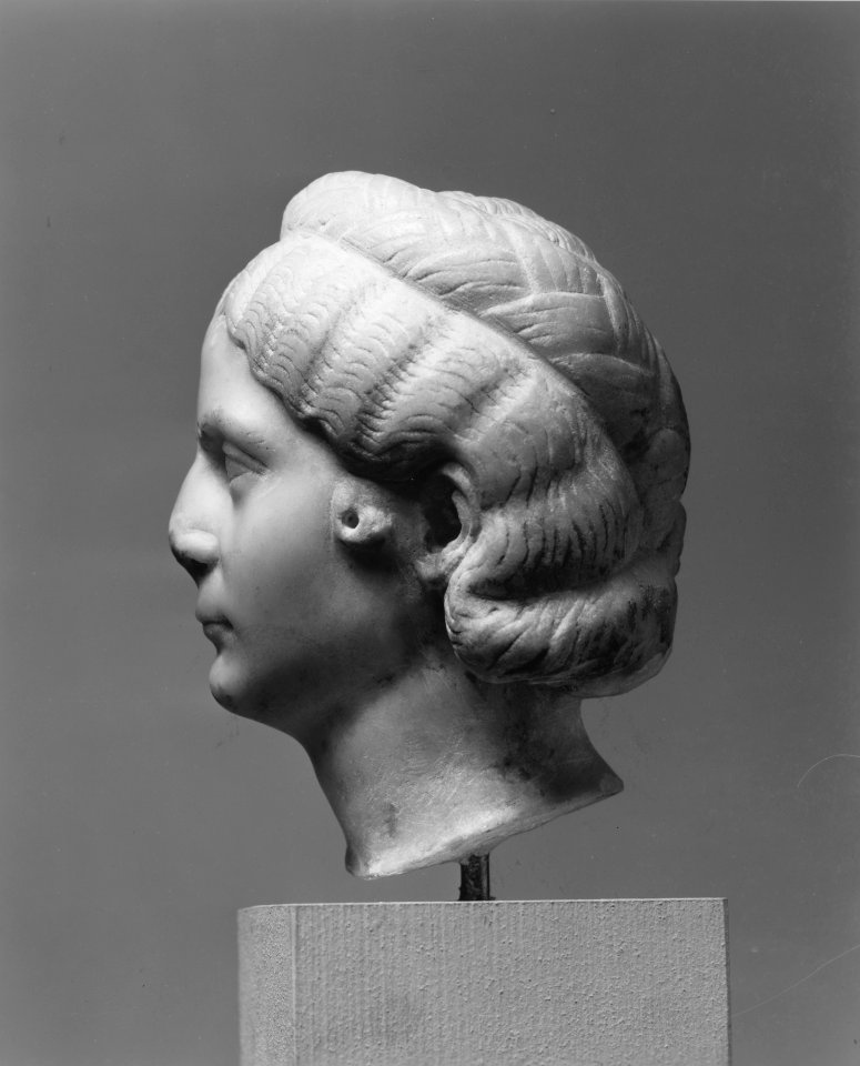 Roman - Portrait Head, Perhaps of Otacilia Severa - Walters 23206 - Left
