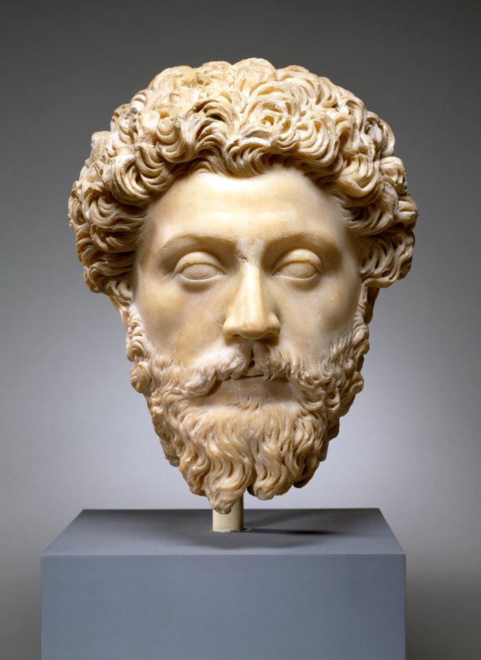 Roman - Portrait of the Emperor Marcus Aurelius - Walters 23215