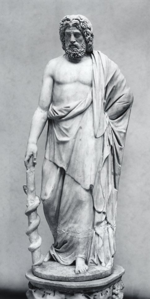 Roman - Statue of Aesculapius - Walters 2375