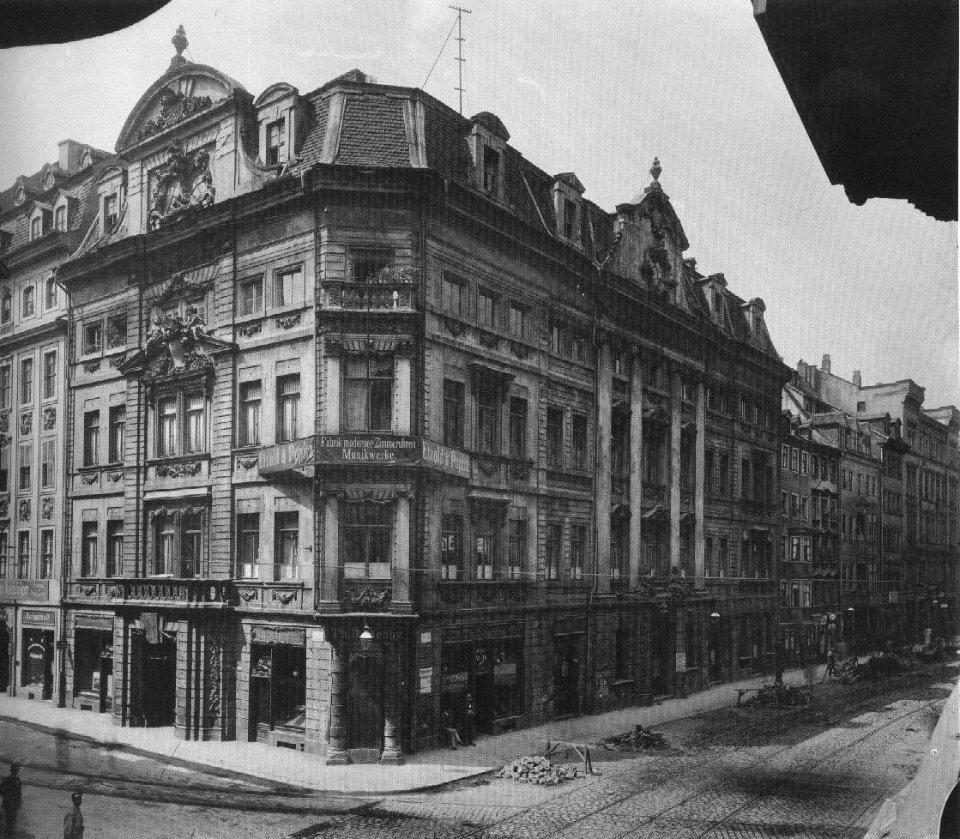 Romanushaus Leipzig um 1900