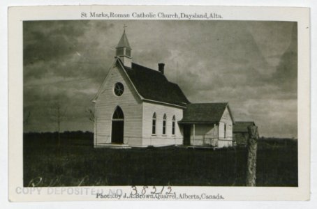 Roman Catholic Church, Daysland, Alberta (HS85-10-38212) original