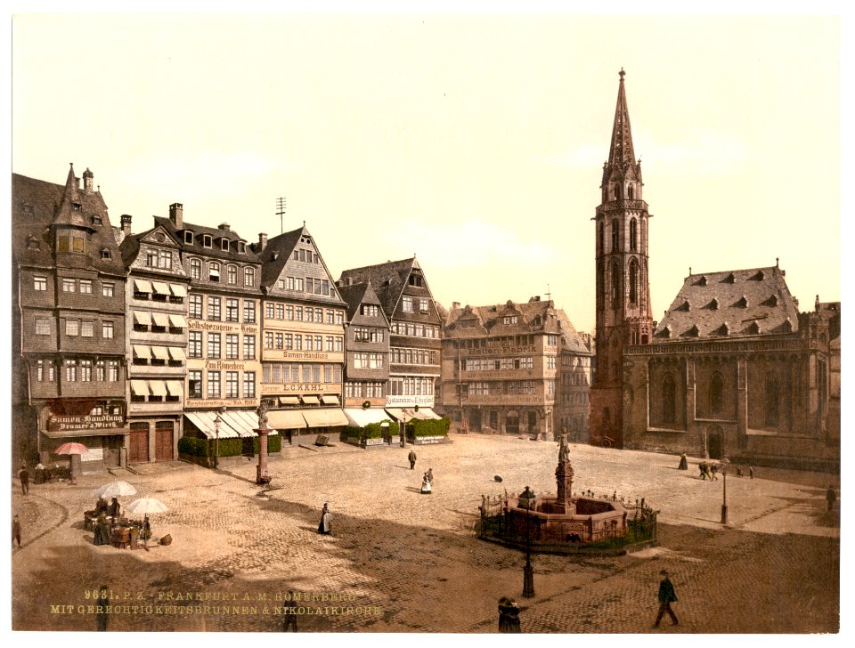 Romerberg and Nicholas Church, Frankfort on Main (i.e. Frankfurt am Main), Germany-LCCN2002713664