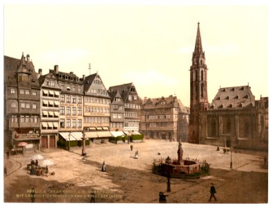 Romerberg and Nicholas Church, Frankfort on Main (i.e. Frankfurt am Main), Germany-LCCN2002713664