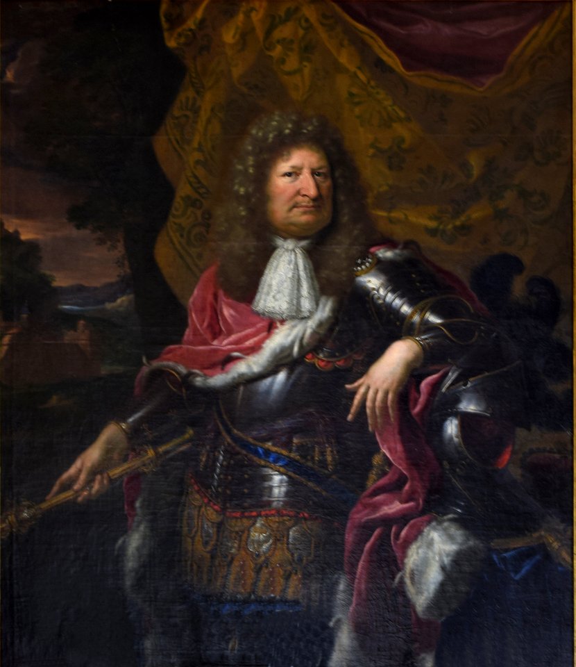 Kurfürst Friedrich Wilhelm von Brandenburg im Kabinett des Kurfürsten Schloss Caputh