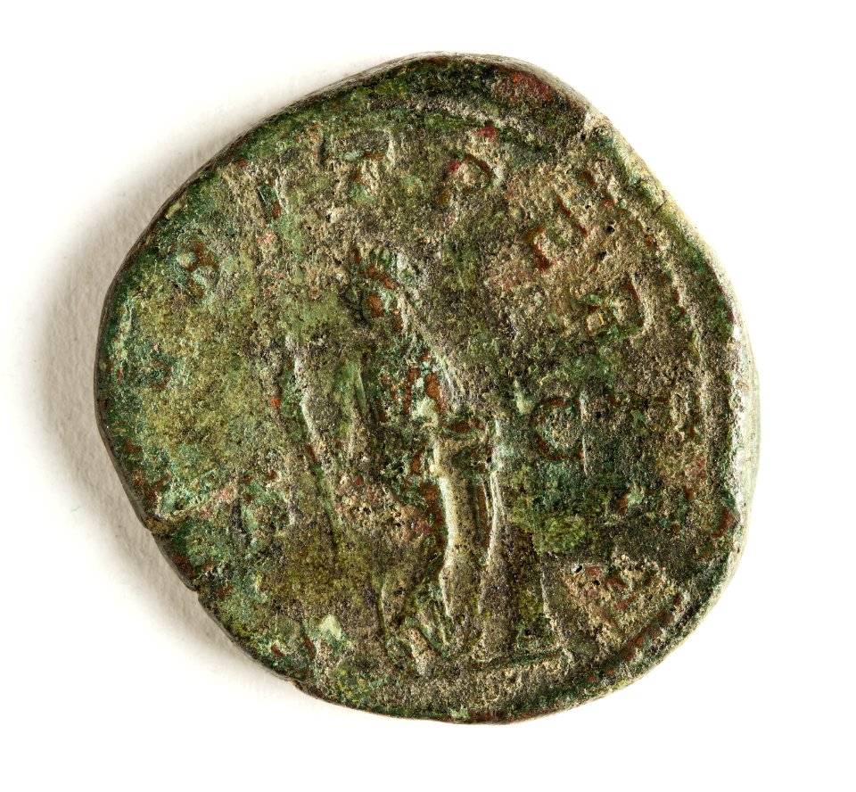 Romerskt bronsmynt, 243-244 - Skoklosters slott - 110735