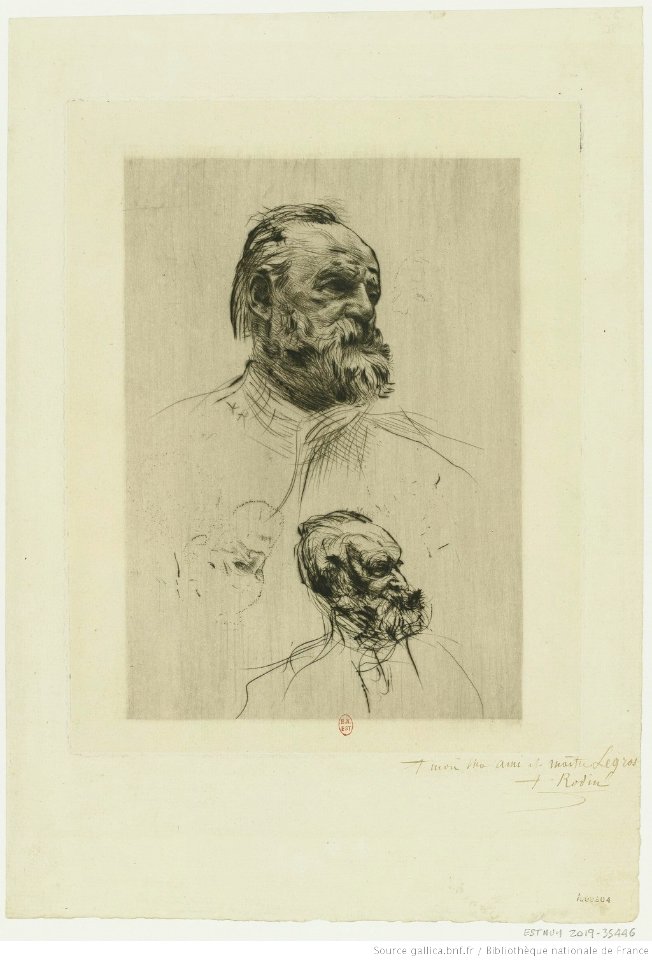 Rodin - Victor Hugo, de trois-quarts, 2e état, btv1b10025641c