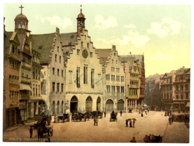 Romerberg with Romer, Frankfort on Main (i.e. Frankfurt am Main), Germany-LCCN2002713665