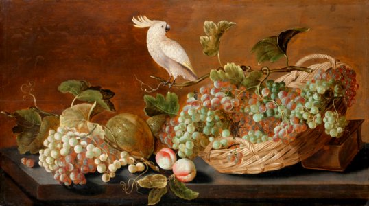 Roelof Koets, attributed to - Still life with parrot - Google Art Project photo