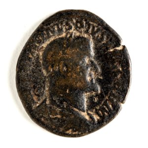 Romerskt bronsmynt, Maximinus Thrax, 235-238 - Skoklosters slott - 110675