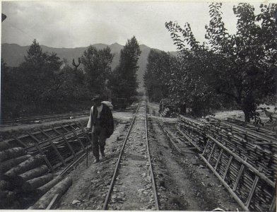 Rollbahnstrecke Abzweigung 14-15 km. (BildID 15672919)