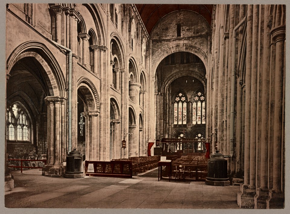 Romsey Abbey. The Nave Looking E LCCN2017659739