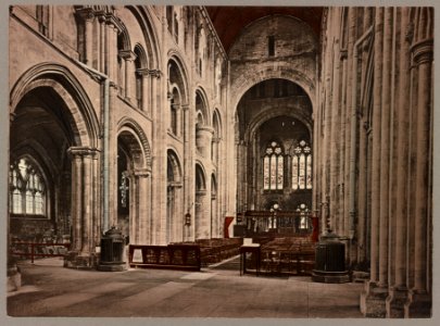 Romsey Abbey. The Nave Looking E LCCN2017659739