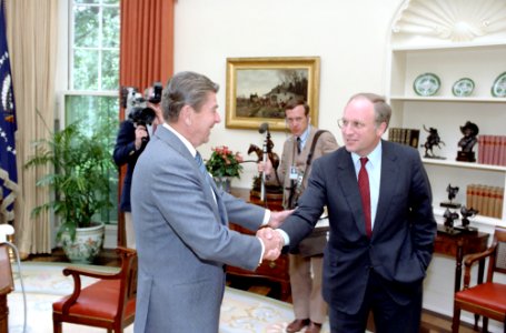 Ronald Reagan and Dick Cheney photo