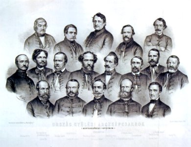 Rohn Képviselőházi arcképcsarnok 1861 photo