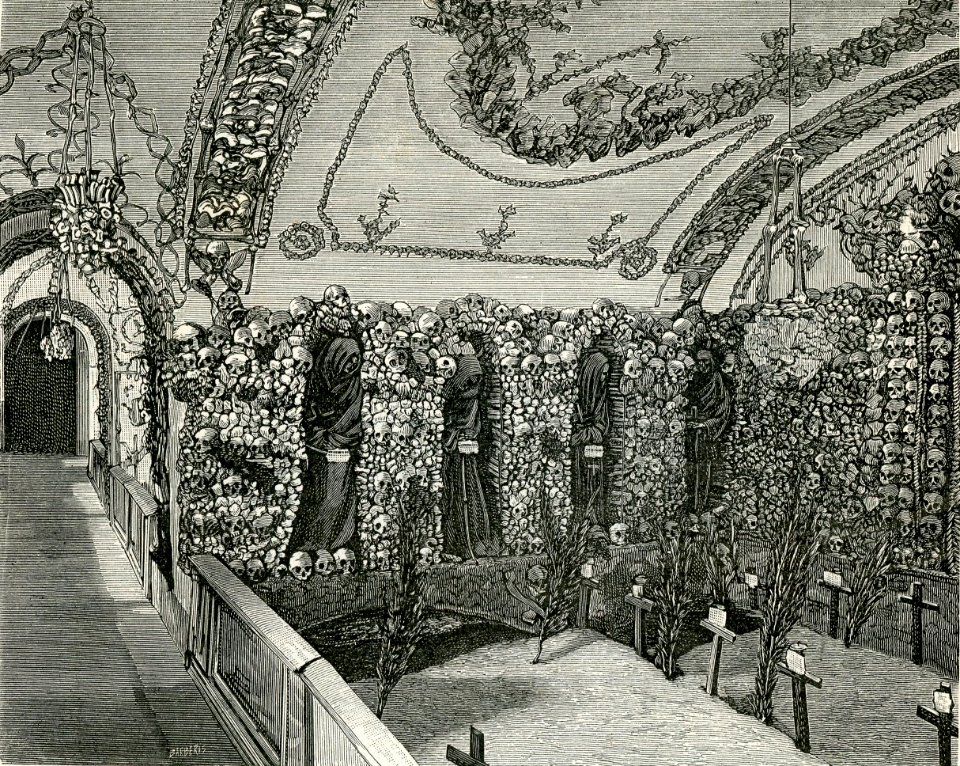 Roma cappella mortuaria nella chiesa dei Cappuccini