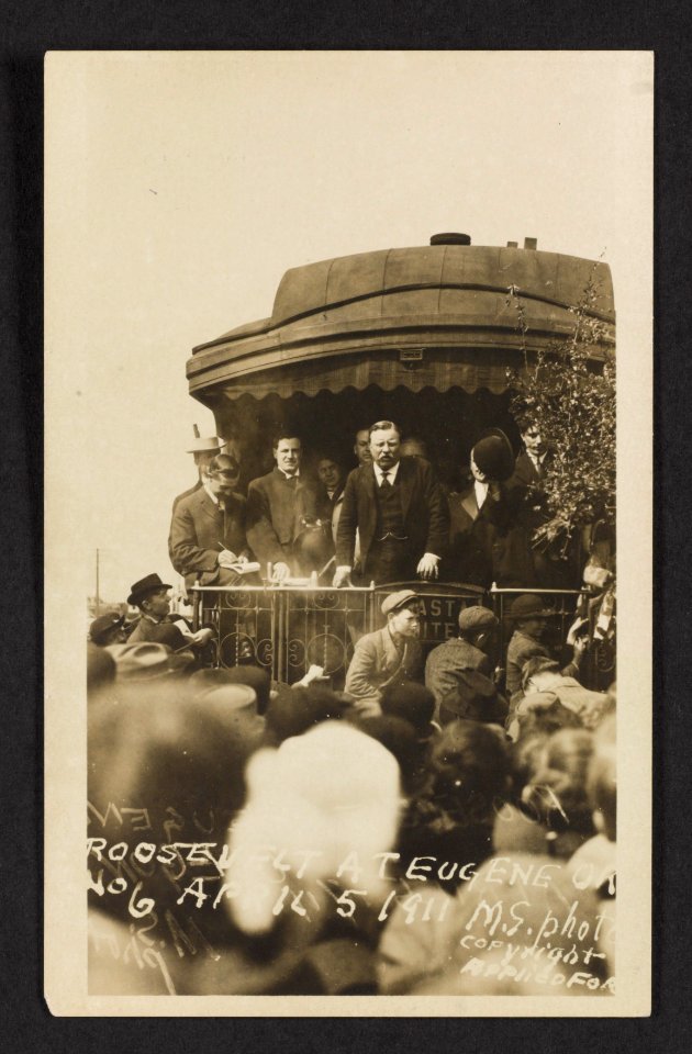 Roosevelt at Eugene, Or., April 5, 1911 LCCN2013651067