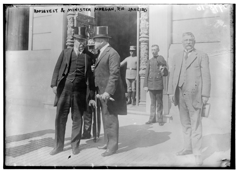 Roosevelt & Minister Morgan, Rio Janeiro LCCN2014695334