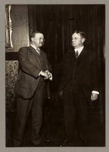 Roosevelt and Johnson after nomination LCCN2001697254