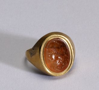 Roman - Gem with the Head of Herakles - Walters 42511