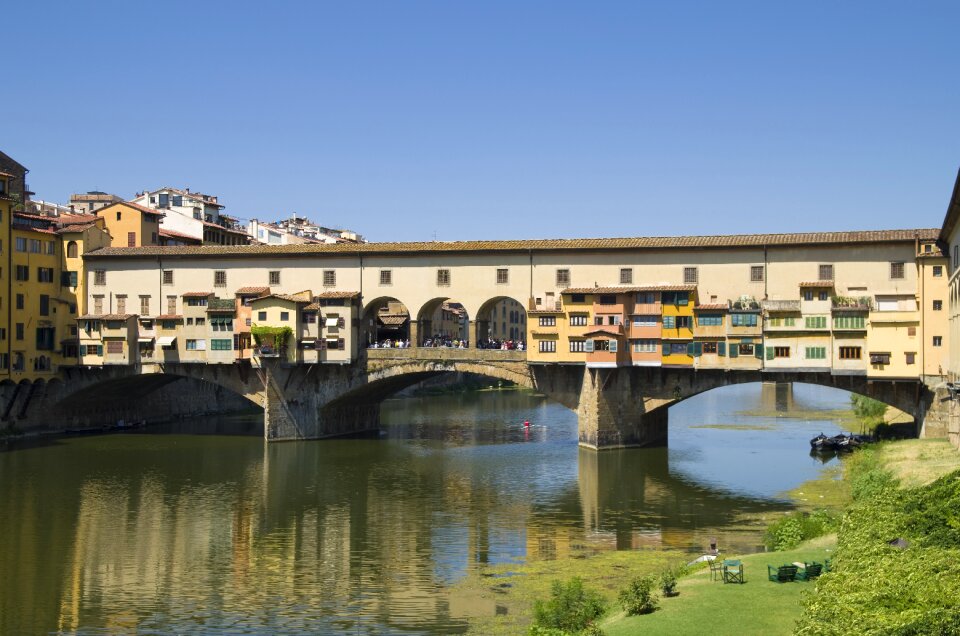 Bridge arno river historically