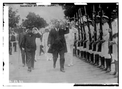 Roosevelt at Naval School, Rio Janeiro LCCN2014695328