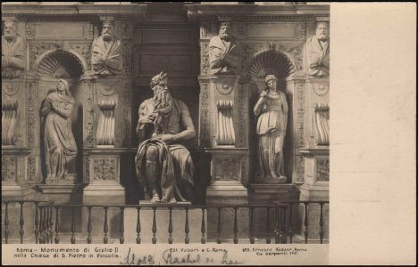 Roma - Monumento di Giulio II nella Chiesa di S. Pietro in Vinculis