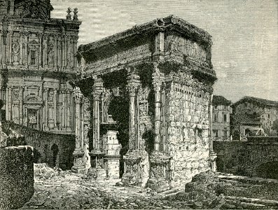 Roma arco di Settimio Severo
