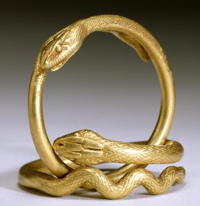 Roman - Pair of Snake Bracelets - Walters 57528, 57529 - Group (cropped) photo