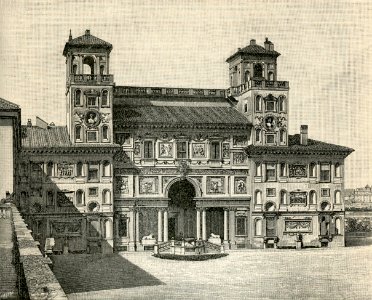 Roma villa Medici ora Palazzo dell Accademia di Francia