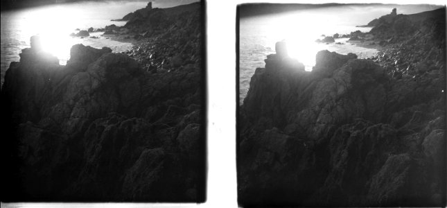 Roques de Sant Pol de Mar a contrallum